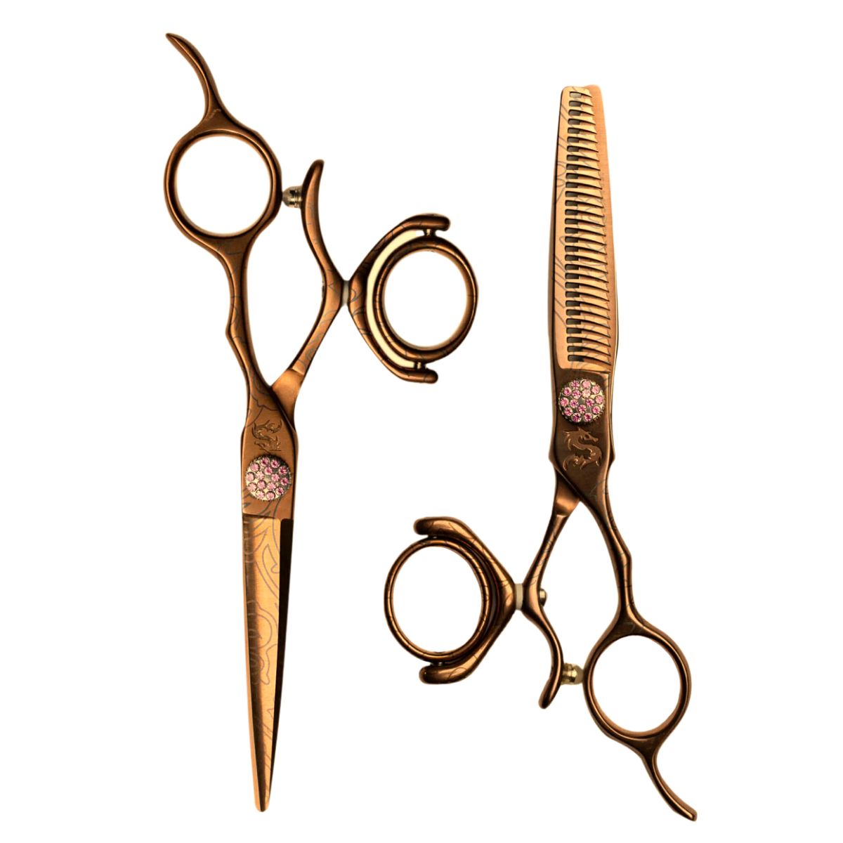 Kamisori Jewel III Double Swivel Haircutting Scissor Set