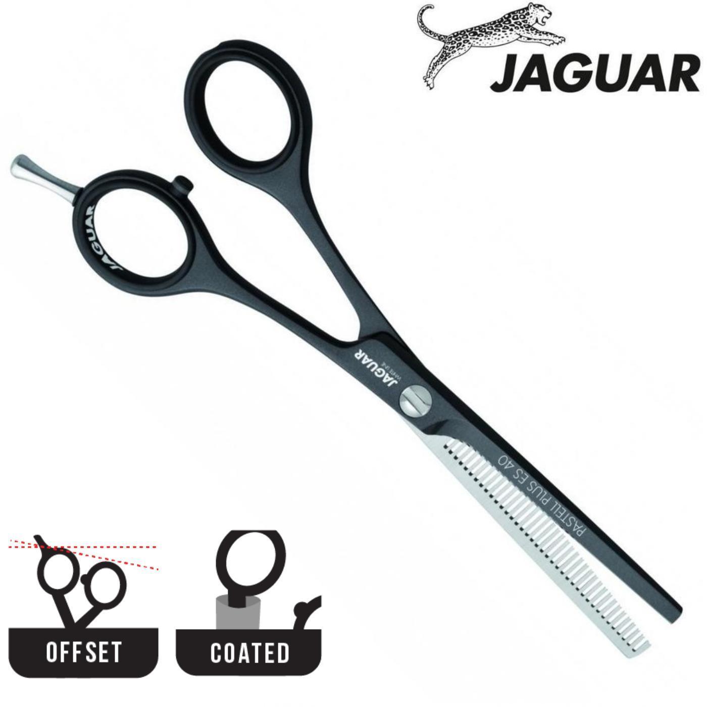 Jaguar Pastell Plus ES40 Black Lava Thinning Scissors - Japan Scissors