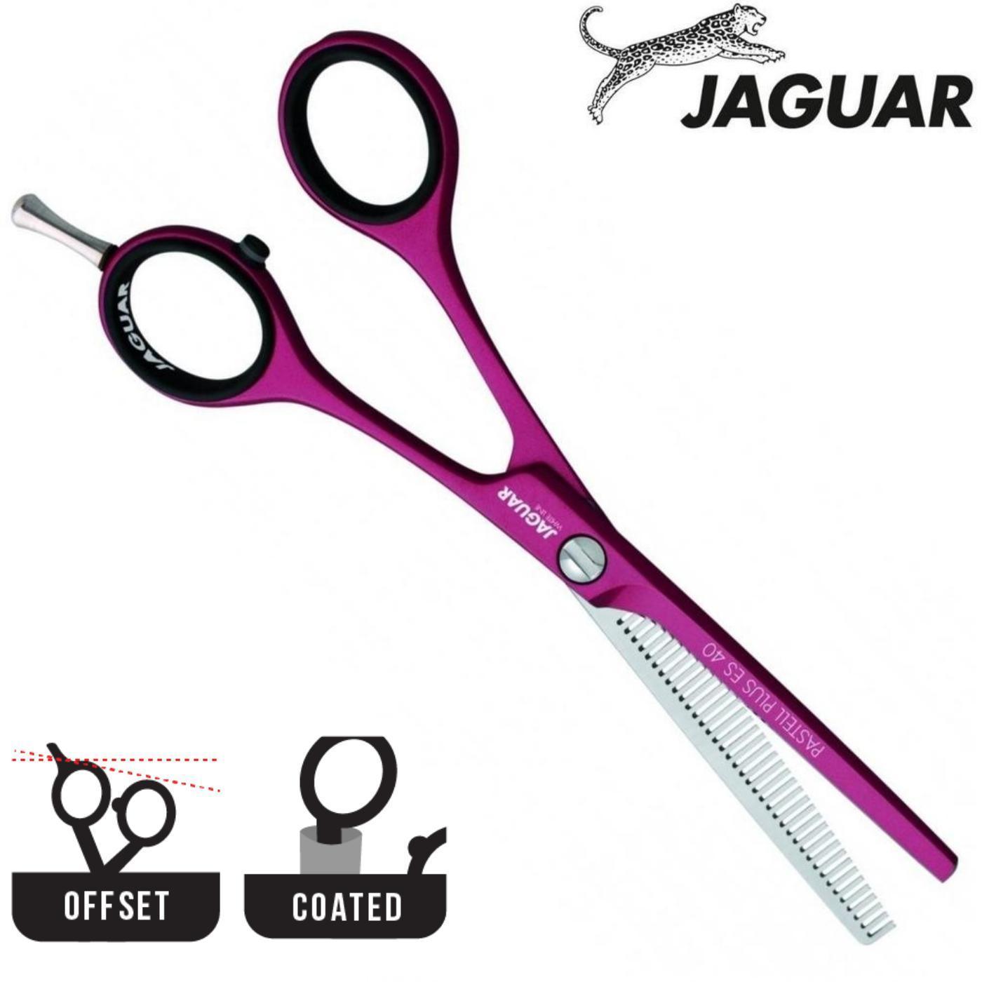 Jaguar Pastell Plus ES40 Pink Chili Thinning Scissors - Japan Scissors