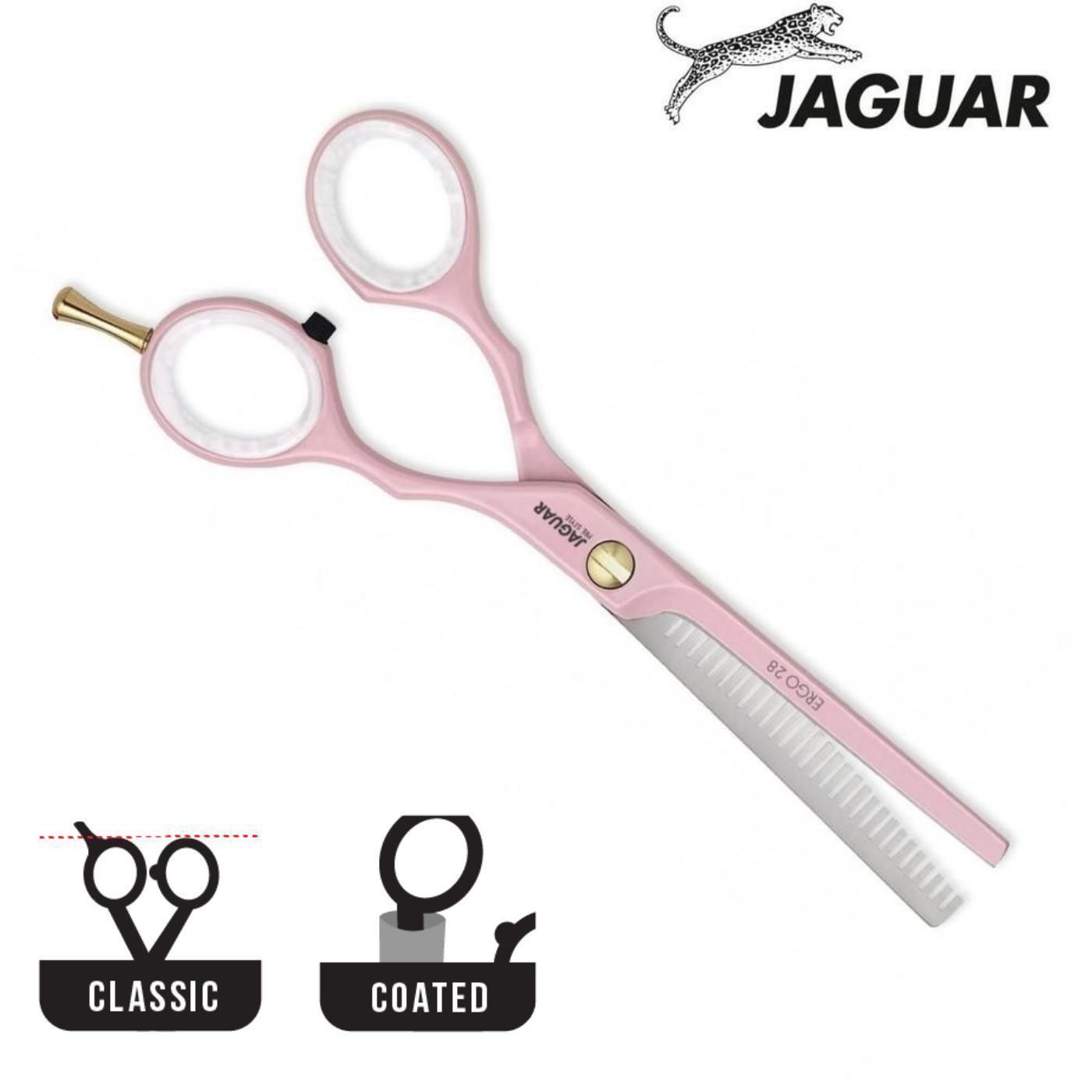 Jaguar Pink Pre Style Ergo Thinning Scissors - Japan Scissors