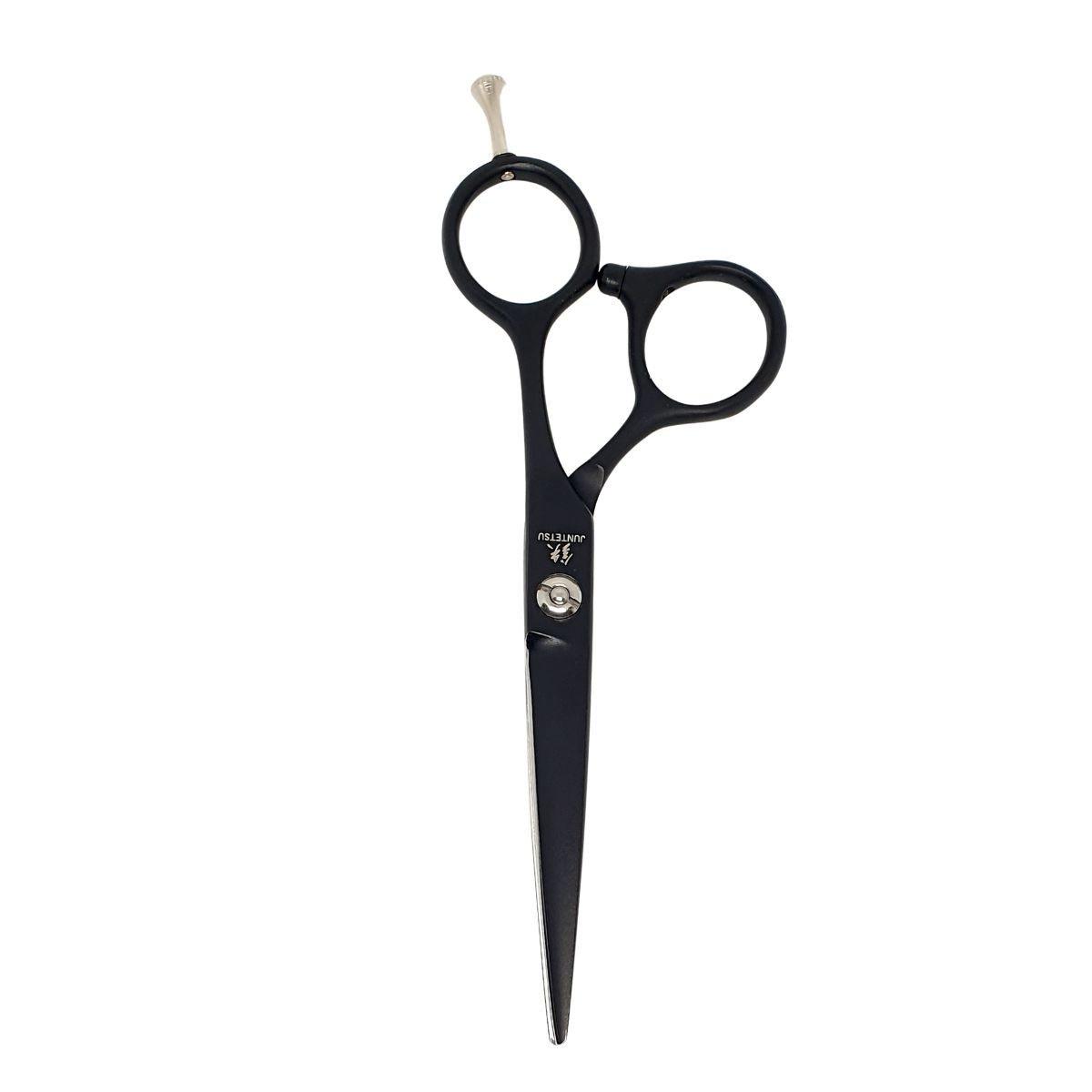 Juntetsu Matte Black Ergo Cutting Scissors - Japan Scissors